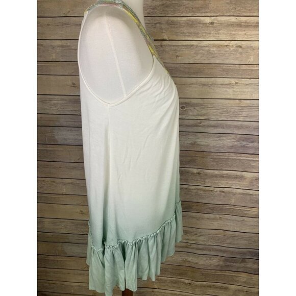 Free People Small Ombre Swing Dress Tunic Crochet - Picture 9 of 12